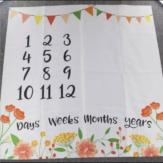 Flower Model 3 Monthly Fabric Milestone