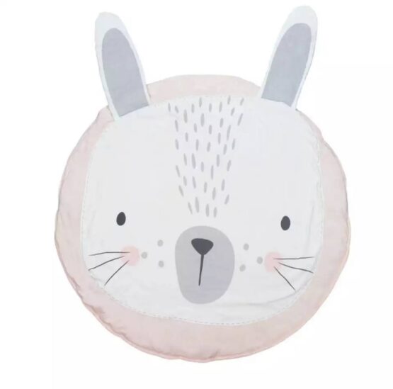 Play Mat Cartoon Rabbit Pink Animal Baby Blanket