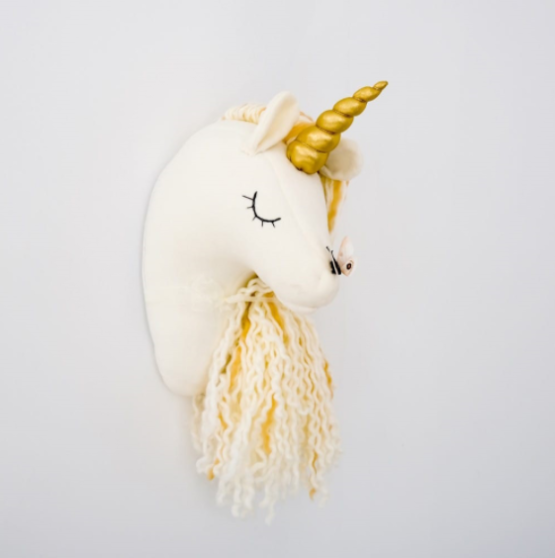 Bust Unicorn Gold